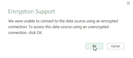 Encryption Support message