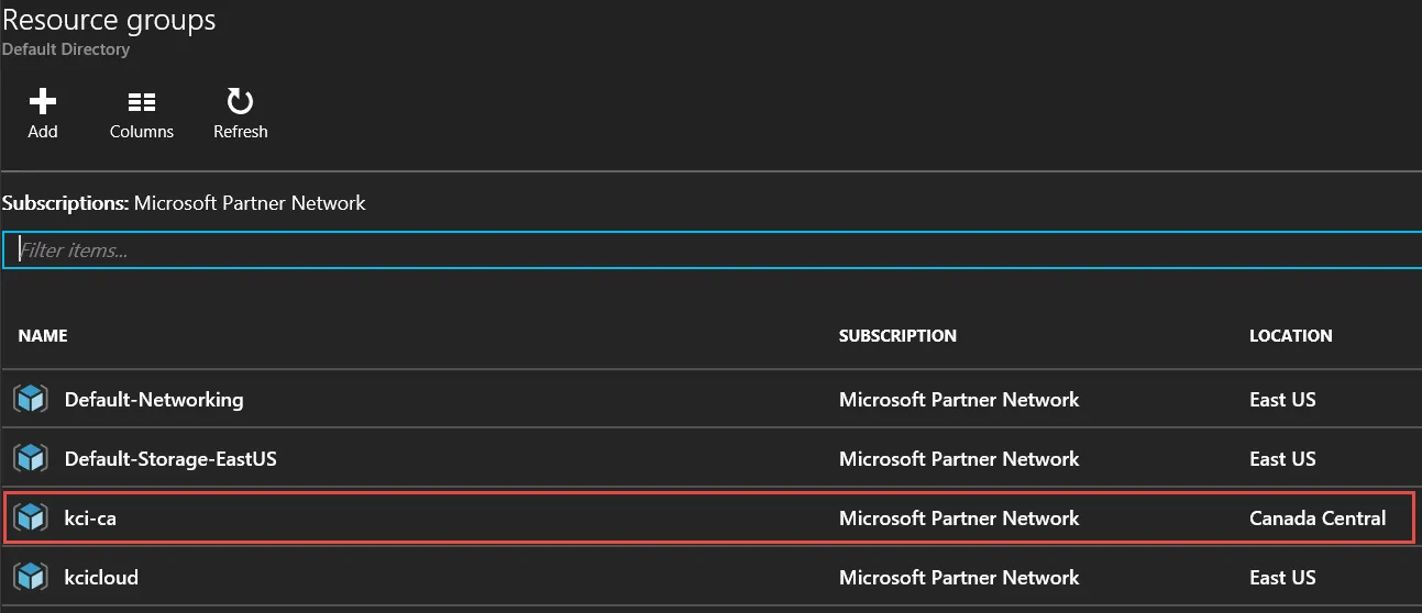 azure 3 resource groups